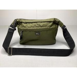Derek Alexander Olive Green Nylon Shoulder Crossbody Travel Bag P156